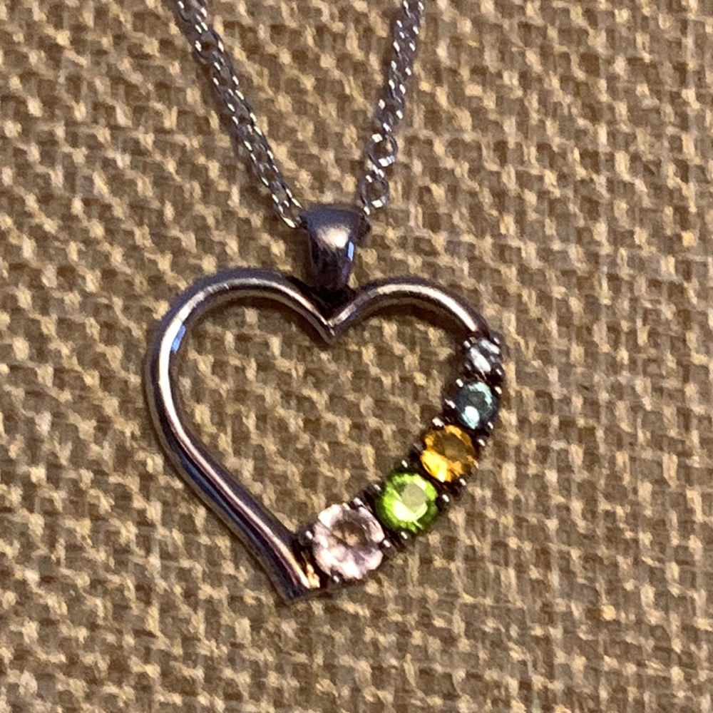 Sterling heart necklace
